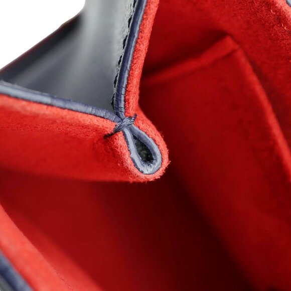 Louis Vuitton  Saint Sulpice PM Empreinte Leather Crossbody Bag Navy Blue - Picture 11 of 16